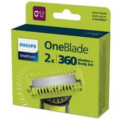 Philips výměnné břity OneBlade QP624/50