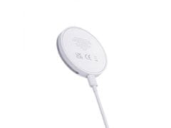 3MK 3mk HARDY Wireless Charger 2in1 15W White Indukční nabíječka 