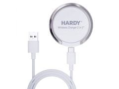 3MK 3mk HARDY Wireless Charger 2in1 15W White Indukční nabíječka 