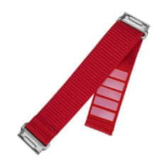 FIXED Nylonový řemínek Nylon Sporty Strap pro Garmin QuickFit 22mm, červený