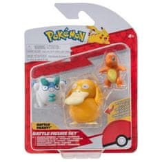 Jazwares Jazwares Pokémon akční Charmander, Galarian Darumaka a Psyduck 5 cm