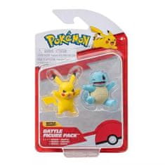 Jazwares Pokémon figurky Pikachu a Squirtle 5 cm