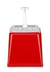 Hendi Zásobník na omáčky s pumpičkou, HENDI, 2,5L, Červená, 230x210x(H)327mm - 203521