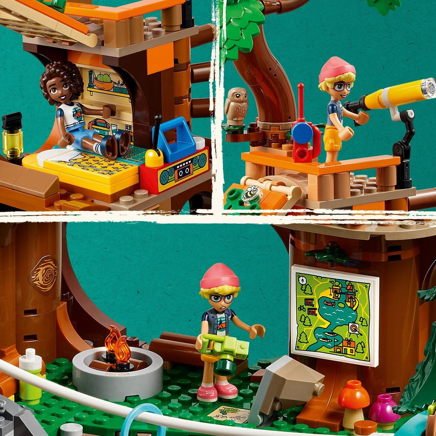 LEGO Friends 42631 Dobrodružný tábor – dům na stromě