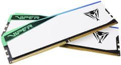 Patriot Viper Elite 5 WHITE RGB 96GB (2x48GB) DDR5 6000 CL42