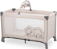 Hauck Cestovní postýlka Dream N Play Go Pooh Rainbow Beige - rozbaleno