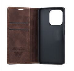 CaseMe Pouzdro Xiaomi Redmi Note 13 knížkové hnědé 123311