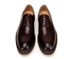 Wittchen Pánské kožené boty Derby s kontrastním detailem