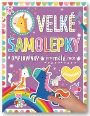 Dawn Machell: Velké samolepky a omalovánky pro malé ruce Jednorožci