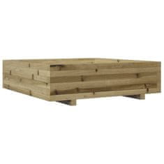 Vidaxl Zahradní truhlík 90 x 90 x 26,5 cm impregnované borové dřevo