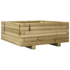 Vidaxl Zahradní truhlík 60 x 60 x 26,5 cm impregnované borové dřevo