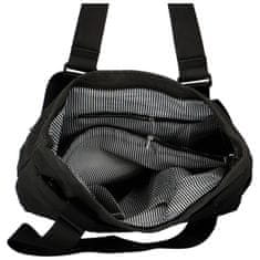 Sanchez Stylový dámský textilní kabelko-batoh Trong, černý