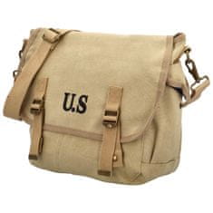 Turbo Bags Stylová textilní crossbody taška Trofim, khaki