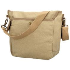 Turbo Bags Stylová textilní crossbody taška Trofim, khaki