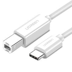 shumee Kabel tiskárny a skeneru USB-C - USB-B 2.0 1,5 m bílý