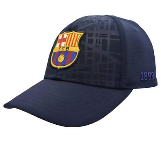 FotbalFans Kšiltovka FC Barcelona, námořnická modrá, 55-61 cm