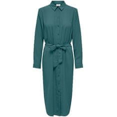 Jacqueline de Yong Dámské šaty JDYDIVYA Regular Fit 15267419 North Atlantic (Velikost XL)
