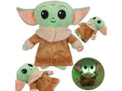 sarcia.eu Star Wars Baby Yoda Svítící plyš/maskot 29 cm 
