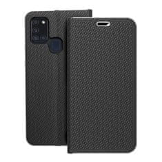 FORCELL Pouzdro / obal na Samsung Galaxy A21s černý - Luna Carbon