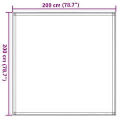 Vidaxl Koberec do stanu pískový 200 x 200 cm HDPE