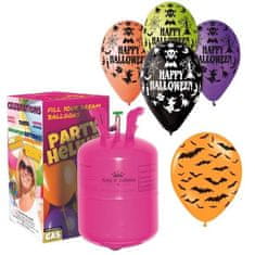 Helium sada HALLOWEENSKÁ PÁRTY + 16 latexových balónků