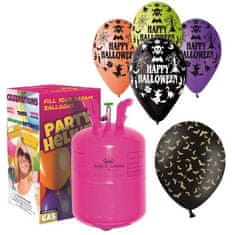 Helium sada HALLOWEENSKÁ PÁRTY + 16 latexových balónků