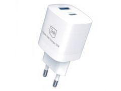 3MK 3mk Hyper GaN Charger White Síťová nabíječka 33W 