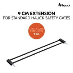 Hauck Prodloužení k zábraně Safety Gate Extension 9 cm Black - rozbaleno