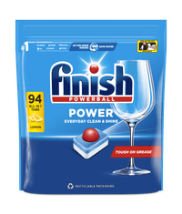 Finish Power All in 1 tablety do myčky nádobí Lemon Sparkle 94 ks