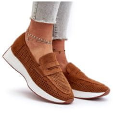 Dámské mokasíny na platformě Eco Suede velikost 41