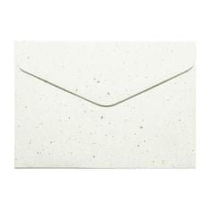 Kraftika C6 obálky 10ks (120g/m2) terrazzo bílé, galeria papieru