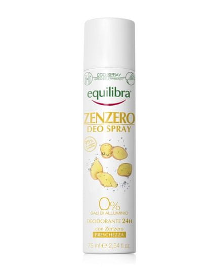 Equilibra Equilibra Desodorante Spray Ginger 75ml