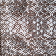 MIABELLA Přehoz PATTERN BEIGE 200x230 cm.