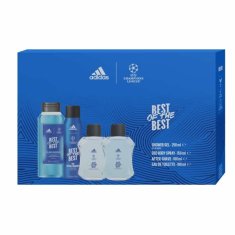 Adidas Adidas Champions League Best Of The Best Eau De Toilettte Spray 100ml Set 4 Pieces 