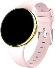 Wotchi AMOLED Smartwatch DM75 – Gold - Pink