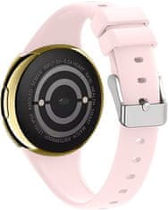 Wotchi AMOLED Smartwatch DM75 – Gold - Pink