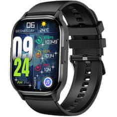 Wotchi AMOLED Smartwatch W21HK – Black - Black