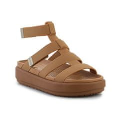 Crocs Sandály hnědé 37 EU Brooklyn Luxe Gladiator