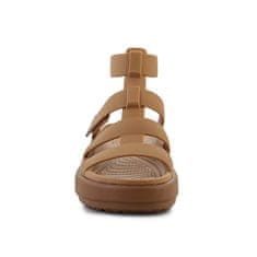 Crocs Sandály hnědé 37 EU Brooklyn Luxe Gladiator