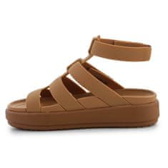 Crocs Sandály hnědé 37 EU Brooklyn Luxe Gladiator