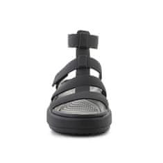 Crocs Sandály černé 38 EU Brooklyn Luxe Gladiator