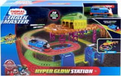 Mattel Mašinka Tomáš Track Master Hyper Glow Station svítící..