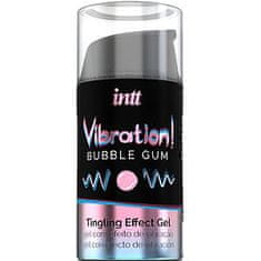 INTT Intt Vibration! Tingling Gel (Bubble Gum), stimulační gel na rty a klitoris