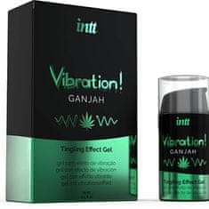 INTT Intt Vibration! Tingling Gel (Ganjah), stimulační gel na rty a klitoris