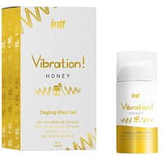 INTT Intt Vibration! Tingling Gel (Honey), stimulační gel na rty a klitoris