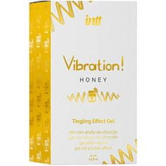 INTT Intt Vibration! Tingling Gel (Honey), stimulační gel na rty a klitoris