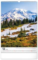 Presco Publishing NOTIQUE Nástěnný kalendář Národní parky 2025, 33 x 46 cm
