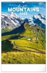 NOTIQUE Nástěnný kalendář Hory 2025, 33 x 46 cm