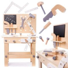 iMex Toys Velká dřevěná dílna Workshop s nástroji 6281
