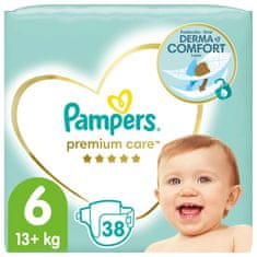 Pampers Premium Care Pleny jednorázové 6 (13 kg+) 38 ks